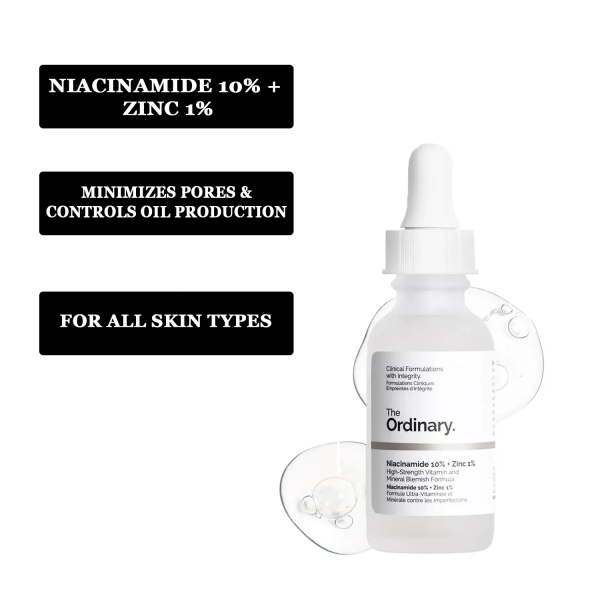 The Ordinary Serum Niacinamide 10% + Zinc 1% With Batch Code